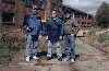 Tim, Ken & Tony at the old SP barracks