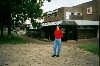 Lori next to old Camelot base theatre