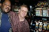 Dock Rhodes with Steve Faelber after Steve hits a $1000 jackpot