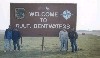 Tim, Don, Ken and Tony moments after arriving at Bentwaters