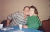 Capt Brian Pletcher, former "A" Flight Shift Commander, with Hildegard Robinson, wife of "Mr. Bill" Robinson, civilian advisor to Lt Col Towns.